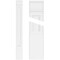 Ekena Millwork Raised Panel PVC Pilaster w/Decorative Capital & Base, 10"W x 90"H x 2"P PILP10X090RP02-2 - alternate 1